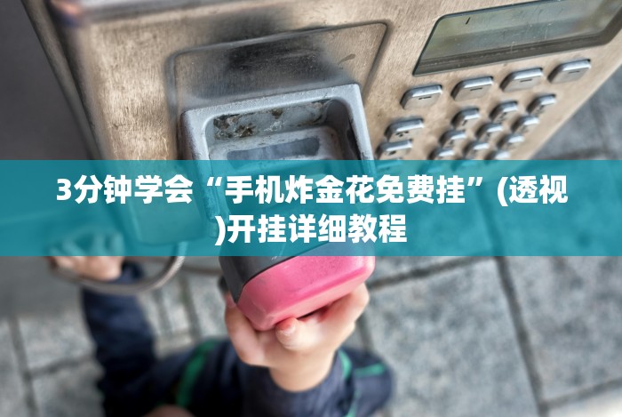 3分钟学会“手机炸金花免费挂”(透视)开挂详细教程