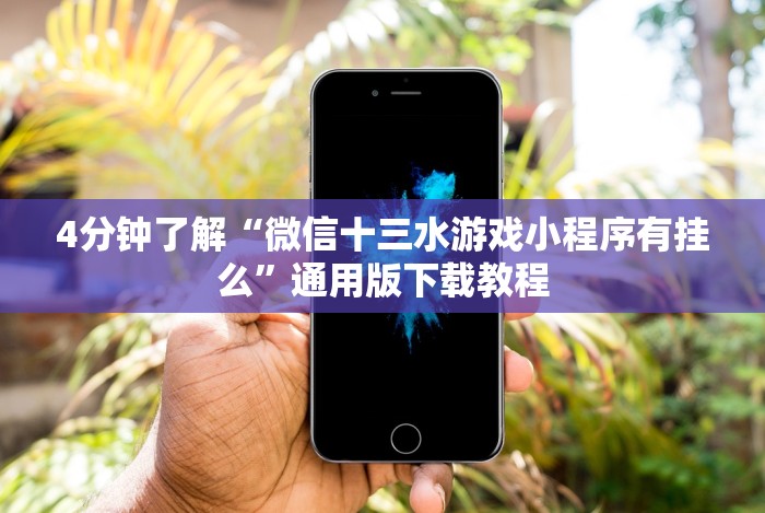4分钟了解“微信十三水游戏小程序有挂么”通用版下载教程