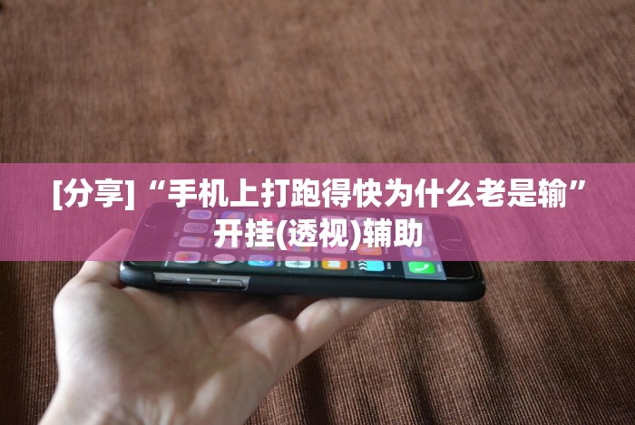 [分享]“手机上打跑得快为什么老是输”开挂(透视)辅助