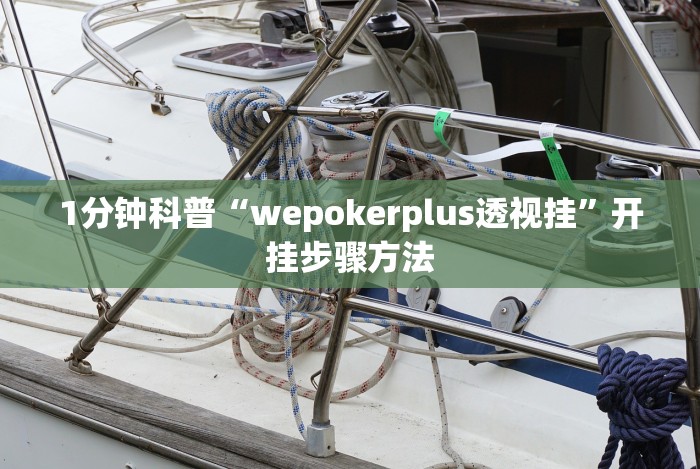 1分钟科普“wepokerplus透视挂”开挂步骤方法
