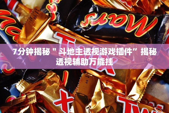 7分钟揭秘＂斗地主透视游戏插件”揭秘透视辅助万能挂