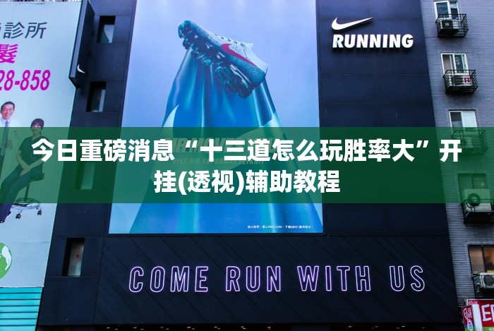 今日重磅消息“十三道怎么玩胜率大”开挂(透视)辅助教程