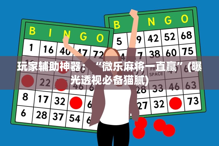 玩家辅助神器：“微乐麻将一直赢”(曝光透视必备猫腻)