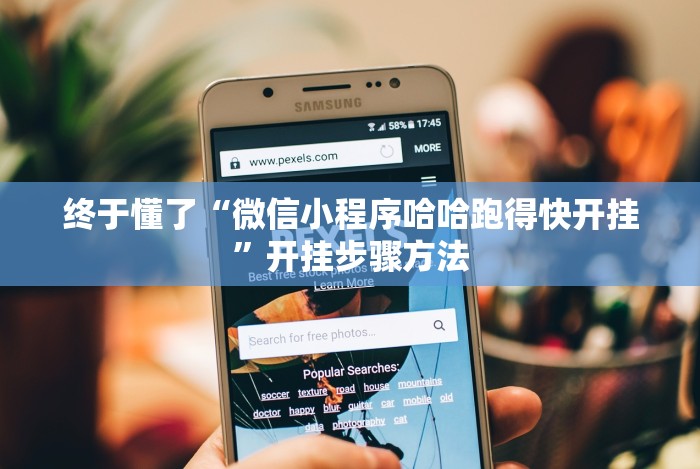 终于懂了“微信小程序哈哈跑得快开挂”开挂步骤方法