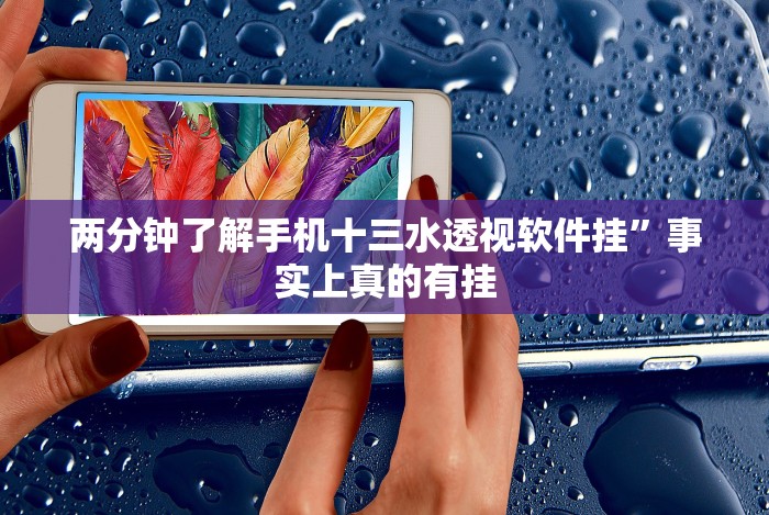 两分钟了解手机十三水透视软件挂”事实上真的有挂