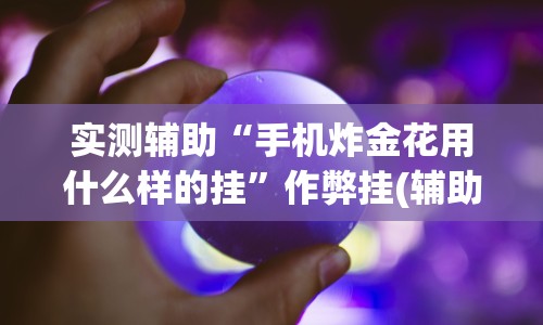 实测辅助“手机炸金花用什么样的挂”作弊挂(辅助外挂+