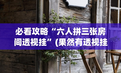 必看攻略“六人拼三张房间透视挂”(果然有透视挂) 