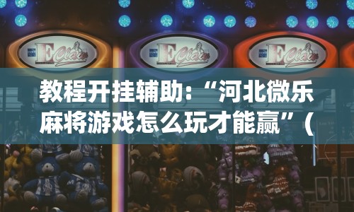 教程开挂辅助:“河北微乐麻将游戏怎么玩才能赢”(透视)其实真的有挂