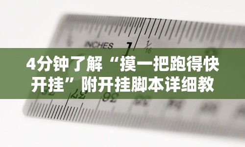 4分钟了解“摸一把跑得快开挂”附开挂脚本详细教程